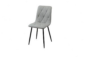 כסא פינת אוכל אפור דמוי עור דגם KUALA מבית Twins Design כסא פינת אוכל אפור דמוי עור דגם KUALA מבית Twins Design