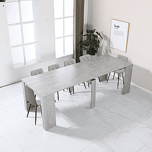 קונסולה נפתחת לפינת אוכל 3 מטר דגם סיישל מבית Twins Design קונסולה נפתחת לפינת אוכל 3 מטר דגם סיישל מבית Twins Design