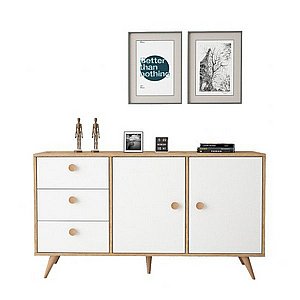 שידה 3 מגירות ושתי דלתות דגם קלריס מבית Twins Design שידה 3 מגירות ושתי דלתות דגם קלריס מבית Twins Design