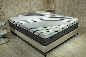 מזרן קפיצים מבודדים בשילוב ויסקו אלסטי דגם מכבי מבית Twins Design מזרן קפיצים מבודדים בשילוב ויסקו אלסטי דגם מכבי מבית Twins Design