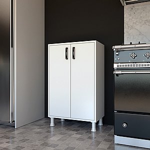 ארון שירות בצבע לבן דגם משה מבית Twins Design ארון שירות בצבע לבן דגם משה מבית Twins Design