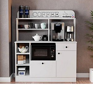 ארון פינת קפה בצבע לבן דגם קופי מבית Twins Design ארון פינת קפה בצבע לבן דגם קופי מבית Twins Design