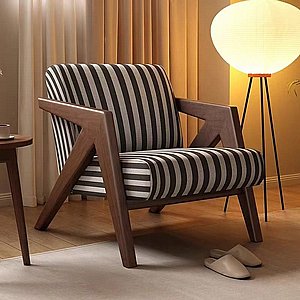 כורסה מעוצבת בדוגמת פסים דגם רוקי מבית Twins Design כורסה מעוצבת בדוגמת פסים דגם רוקי מבית Twins Design