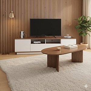 סט מזנון ושולחן ברוחב 180 ס"מ דגם לי-שי מבית TWINS DESIGN סט מזנון ושולחן ברוחב 180 ס"מ דגם לי-שי מבית TWINS DESIGN