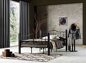 מיטת זוגית ממתכת דגם יוקו מבית Twins Design מיטת זוגית ממתכת דגם יוקו מבית Twins Design