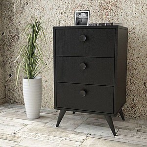 שידה קומודה 3 מגירות דגם מירב מבית Twins Design שידה קומודה 3 מגירות דגם מירב מבית Twins Design