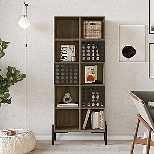 ספריה מעוצבת לבית או למשרד ברוחב דגם בר מבית Twins Design ספריה מעוצבת לבית או למשרד ברוחב דגם בר מבית Twins Design